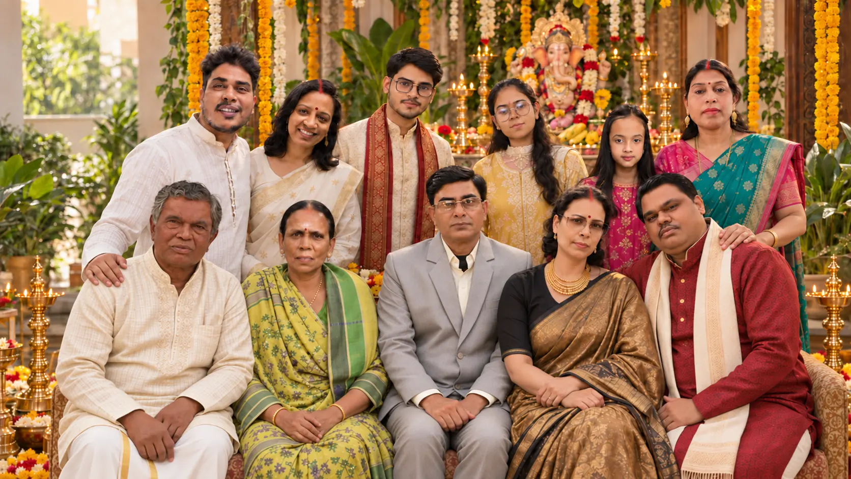 प्राकृतिक परिवेश में Shekhar Family के सदस्य